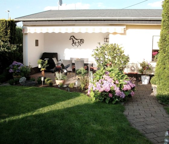 Sitzgelegenheit auf der Terrasse Sitzgelegenheit auf der Terrasse