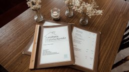Menu Landhaus Eifelschenke, © VerBildLicht Fotografie Menu Landhaus Eifelschenke, © VerBildLicht Fotografie