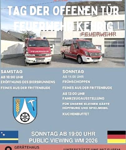 Tag der offenen Tür - FFW Kehrig, © FFW Kehrig Tag der offenen Tür - FFW Kehrig, © FFW Kehrig