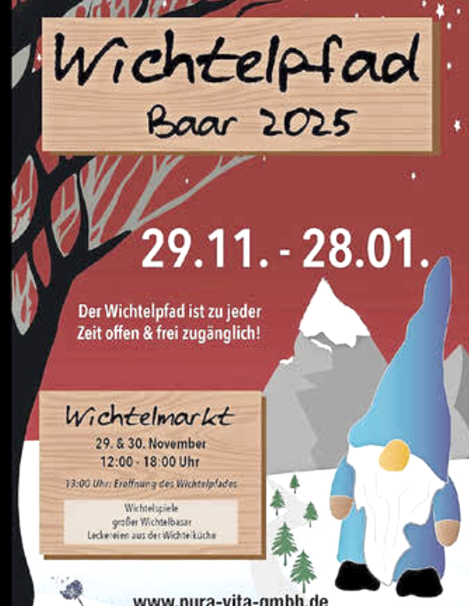 Poster Wichtelpfad Baar, © Ortsgemeinde Baar Poster Wichtelpfad Baar, © Ortsgemeinde Baar