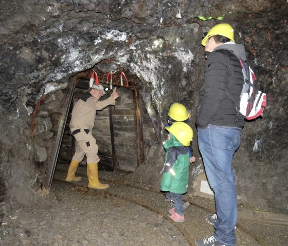 Besucherbergwerk Grube Bendisberg, © Foto: Svenja Schulze-Entrup, Quelle: Touristik-Büro Vordereifel Besucherbergwerk Grube Bendisberg, © Foto: Svenja Schulze-Entrup, Quelle: Touristik-Büro Vordereifel