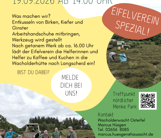 Affiche « Rencontrer la protection de la nature », © Touristik-Büro Vordereifel Affiche « Rencontrer la protection de la nature », © Touristik-Büro Vordereifel
