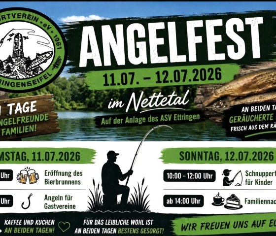 Plakat Angelfest, © ASV Ettringen/KI Plakat Angelfest, © ASV Ettringen/KI