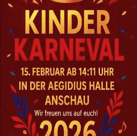 Kinderkarneval in Anschau, © Männerballett Anschau e.V. Kinderkarneval in Anschau, © Männerballett Anschau e.V.