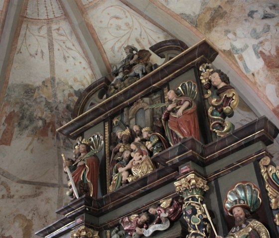 Altar Wallfahrtskapelle St. Jost, © Foto: Laura Rinneburger, Quelle: Touristik-Büro Vordereifel Altar Wallfahrtskapelle St. Jost, © Foto: Laura Rinneburger, Quelle: Touristik-Büro Vordereifel