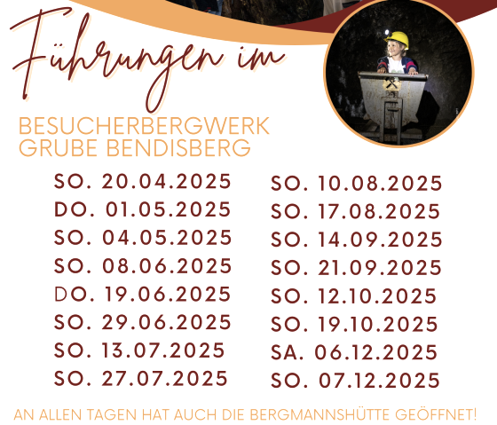 Plakat Führungen 2025, © Touristik-Büro Vordereifel Plakat Führungen 2025, © Touristik-Büro Vordereifel