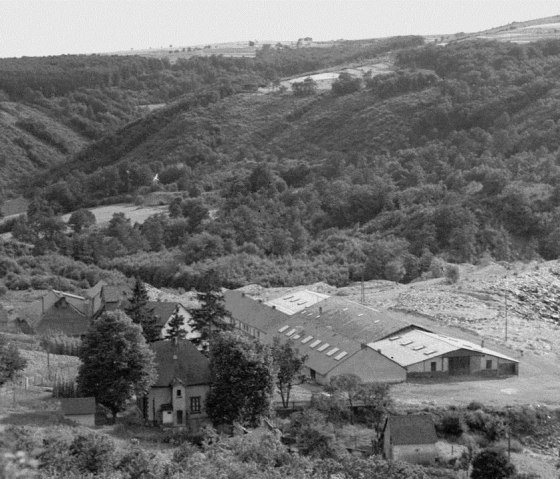 Historical photo of the Bausberg mine, © Ortsgemeinde Kehrig Historical photo of the Bausberg mine, © Ortsgemeinde Kehrig