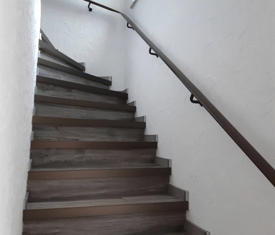 Treppenaufgang ins Obergeschoss Treppenaufgang ins Obergeschoss