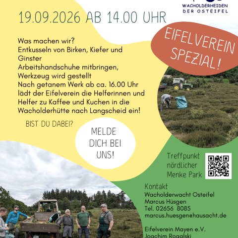 Affiche « Rencontrer la protection de la nature », © Touristik-Büro Vordereifel Affiche « Rencontrer la protection de la nature », © Touristik-Büro Vordereifel
