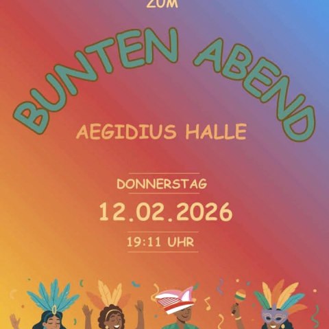 Die Möhnen laden zum Bunten Abend, © Männerballett Anschau e.V. Die Möhnen laden zum Bunten Abend, © Männerballett Anschau e.V.
