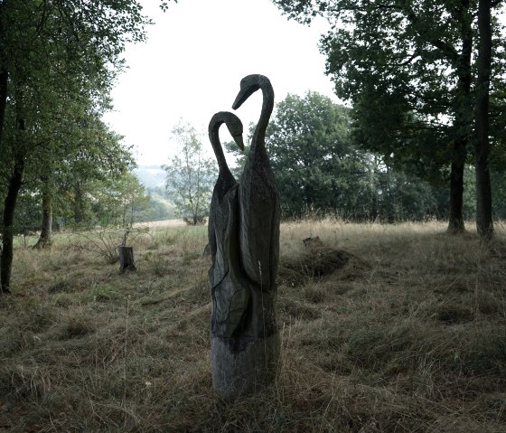Sculptuur in het landschapspark Steinbüchel, © Foto: Laura Rinneburger, Quelle: Touristik-Büro Vordereifel Sculptuur in het landschapspark Steinbüchel, © Foto: Laura Rinneburger, Quelle: Touristik-Büro Vordereifel
