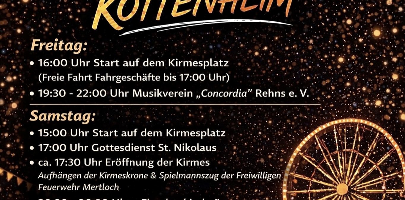 Kirmes in Kottenheim 2022, © JGV Kottenheim Kirmes in Kottenheim 2022, © JGV Kottenheim