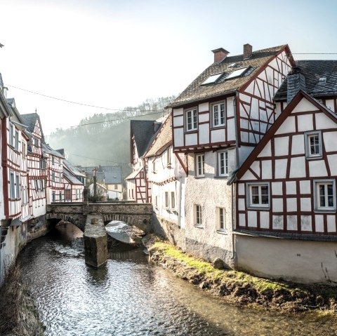 La petite rivière Elz traverse Monreal, © Eifel Tourismus GmbH, D. Ketz La petite rivière Elz traverse Monreal, © Eifel Tourismus GmbH, D. Ketz