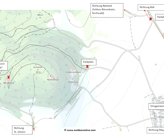 Lageplan © www.outdooractive.com, © Karte: www.outdooractive.com, Gestaltung: Touristik-Büro Vordereifel Lageplan © www.outdooractive.com, © Karte: www.outdooractive.com, Gestaltung: Touristik-Büro Vordereifel