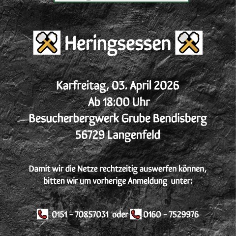 Heringsessen in der Bergmannshütte, © Bergmannshütte/ Michael Schomisch Heringsessen in der Bergmannshütte, © Bergmannshütte/ Michael Schomisch