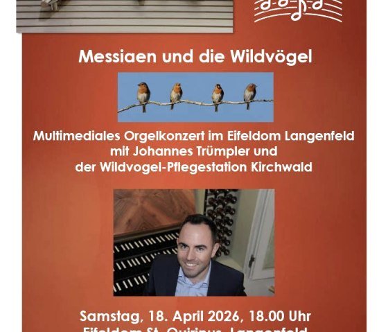 Plakat Konzert, © Touristik-Büro Vordereifel Plakat Konzert, © Touristik-Büro Vordereifel