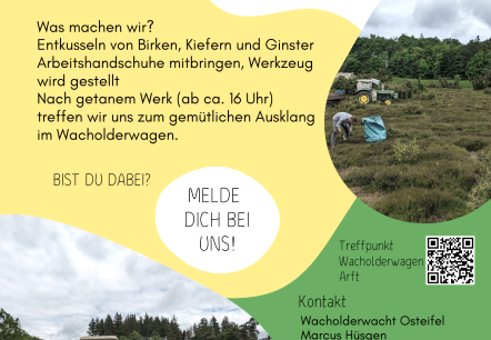 Plakat Natur Schutz treffen, © Touristik-Büro Vordereifel Plakat Natur Schutz treffen, © Touristik-Büro Vordereifel