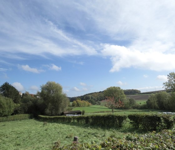 Garten Gasthof "Zur Quelle", © Foto: Svenja Schulze-Entrup, Quelle: Touristik-Büro Vordereifel Garten Gasthof "Zur Quelle", © Foto: Svenja Schulze-Entrup, Quelle: Touristik-Büro Vordereifel