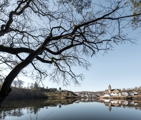 Ulmen maar op de Vulkaanfietsroute Eifel, © Eifel Tourismus GmbH, D. Ketz Ulmen maar op de Vulkaanfietsroute Eifel, © Eifel Tourismus GmbH, D. Ketz