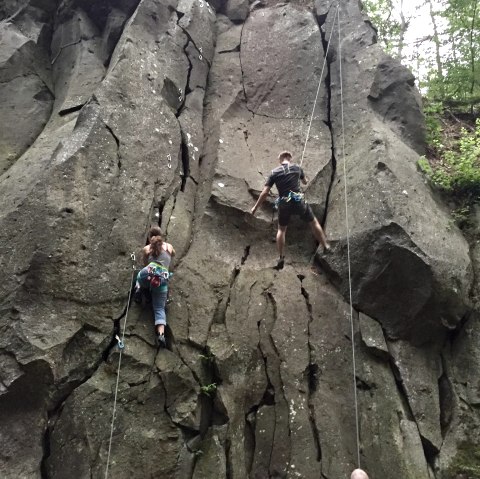 Kletterer im Vorstieg, © Hendrik Kardinal Kletterer im Vorstieg, © Hendrik Kardinal