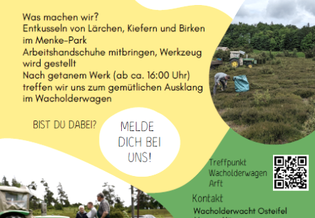 Plakat Natur Schutz treffen, © Touristik-Büro Vordereifel Plakat Natur Schutz treffen, © Touristik-Büro Vordereifel