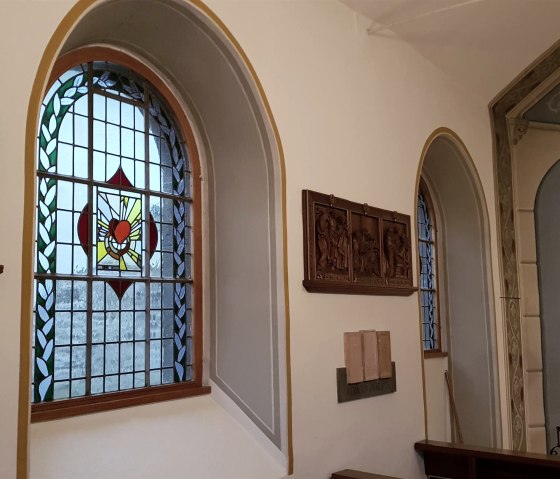 Kunstvolle Fenster, © Foto: Svenja Schulze-Entrup, Quelle: Touristik-Büro Vordereifel Kunstvolle Fenster, © Foto: Svenja Schulze-Entrup, Quelle: Touristik-Büro Vordereifel