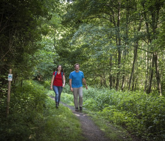 Hikers on the Nette Romantic Trail, © kappest_remet Hikers on the Nette Romantic Trail, © kappest_remet