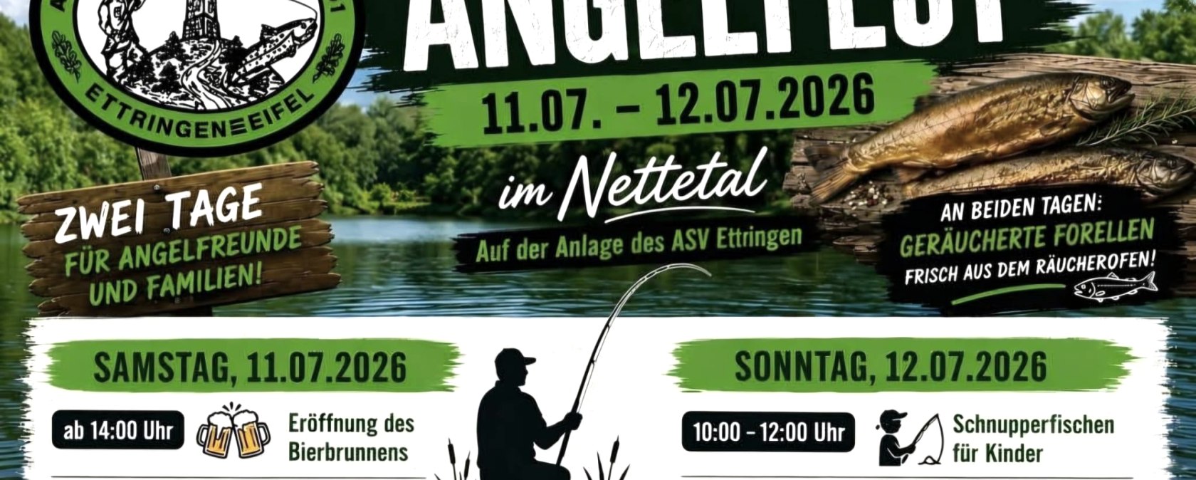 Plakat Angelfest, © ASV Ettringen/KI Plakat Angelfest, © ASV Ettringen/KI