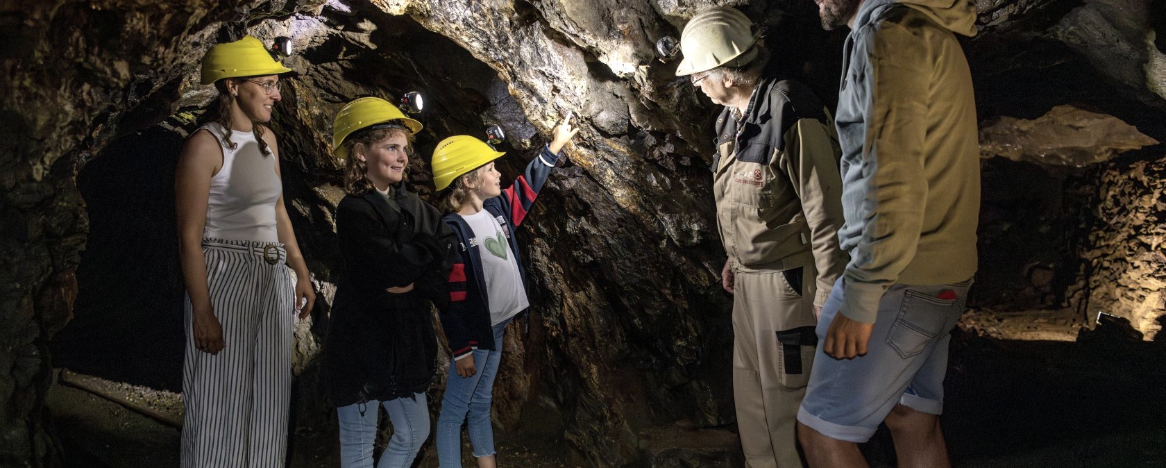 Im Besucherbergwerk Grube Bendisberg, © Eifel Tourismus GmbH, Dominik Ketz Im Besucherbergwerk Grube Bendisberg, © Eifel Tourismus GmbH, Dominik Ketz