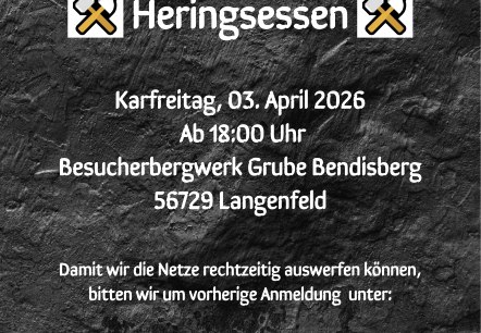 Heringsessen in der Bergmannshütte, © Bergmannshütte/ Michael Schomisch Heringsessen in der Bergmannshütte, © Bergmannshütte/ Michael Schomisch