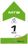 Grüner und weißer Wegweiser für Mountainbiker mit der Aufschrift 'MTB', '1', 'Bulls Hölle' und 'radarena am ring'. Ein Fahrrad-Symbol ist abgebildet., © Tourist-Information Hocheifel-Nürburgring Grüner und weißer Wegweiser für Mountainbiker mit der Aufschrift 'MTB', '1', 'Bulls Hölle' und 'radarena am ring'. Ein Fahrrad-Symbol ist abgebildet., © Tourist-Information Hocheifel-Nürburgring