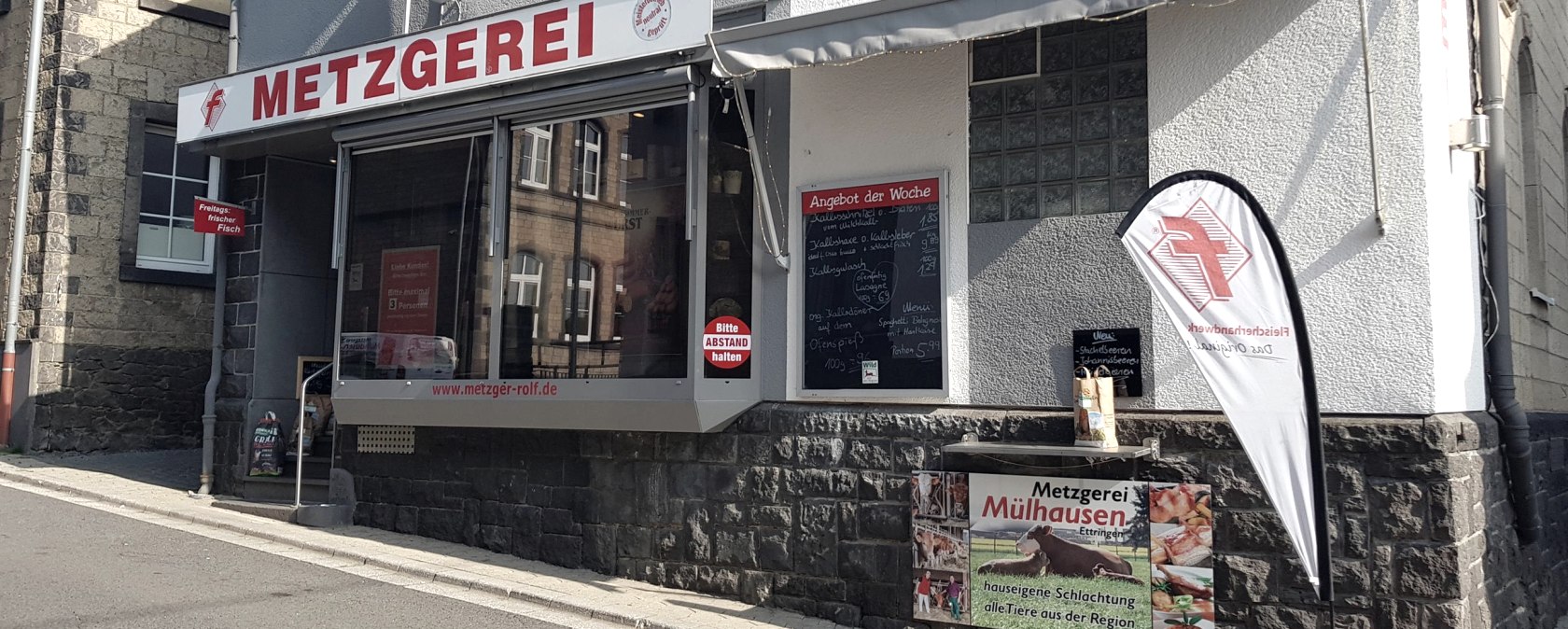 Metzgerei M&uuml;lhausen in Ettringen, &copy; Foto: Svenja Schulze-Entrup, Quelle: Touristik-B&uuml;ro Vordereifel