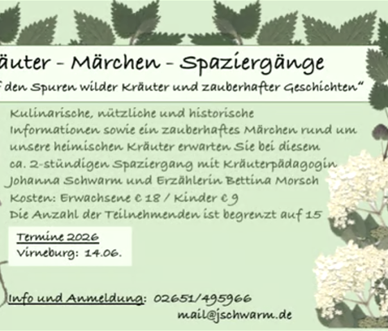 Kr&auml;uter-M&auml;rchen-Spaziergang, &copy; Johanna Schwarm