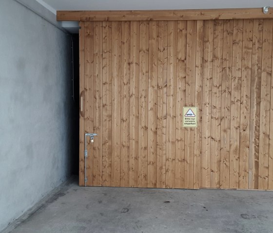 Abschließbarer Bereich für Fahrräder