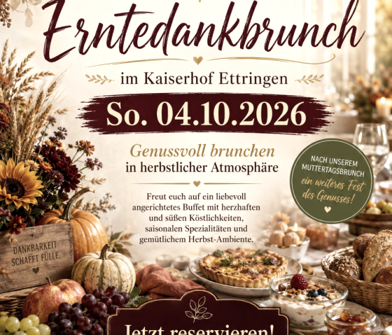 Brunch de la f&ecirc;te des r&eacute;coltes au Kaiserhof d'Ettringen, &copy; Kaiserhof