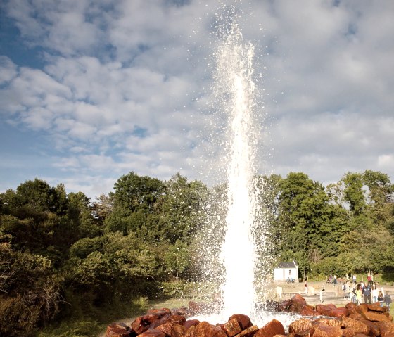 Ziel am Vulkanpark-Radweg: Geysir in Andernach, &copy; Vulkanpark GmbH, Martin Christ