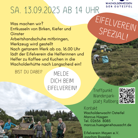 Plakat Natur Schutz treffen, © Touristik-Büro Vordereifel
