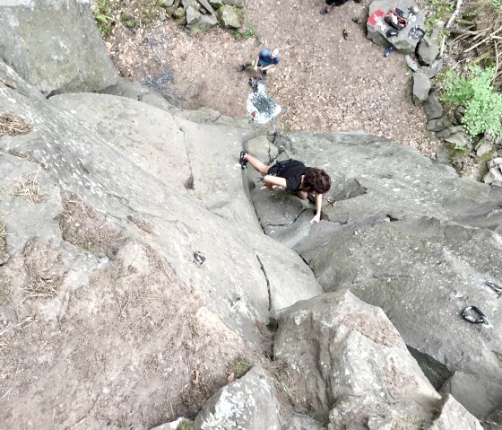 Vorstiegsklettern richtig lernen, &copy; Hendrik Kardinal