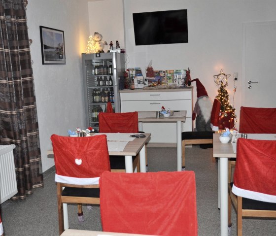 Décoration de Noël salle de petit-déjeuner