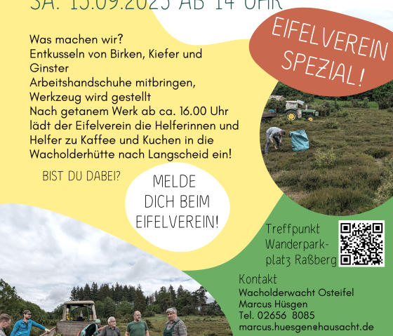 Plakat Natur Schutz treffen, © Touristik-Büro Vordereifel