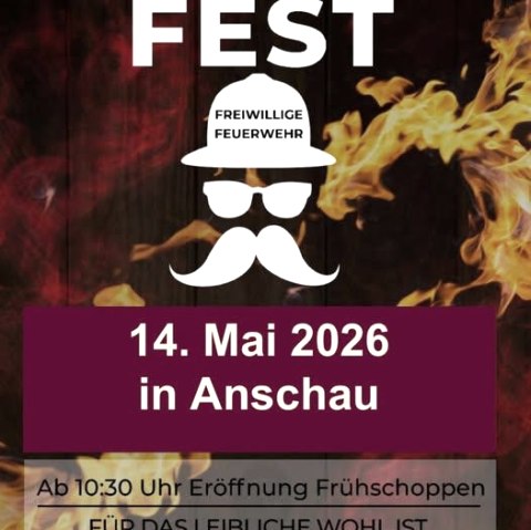 Plakat Vatertagsfest FFW Anschau, &copy; FFW Anschau