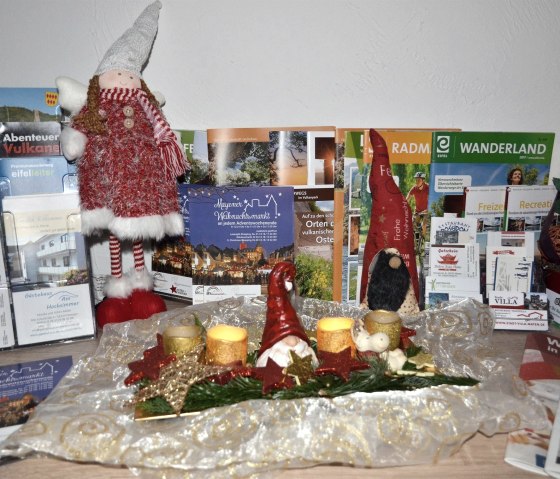 Décoration de l'Avent salle de petit-déjeuner