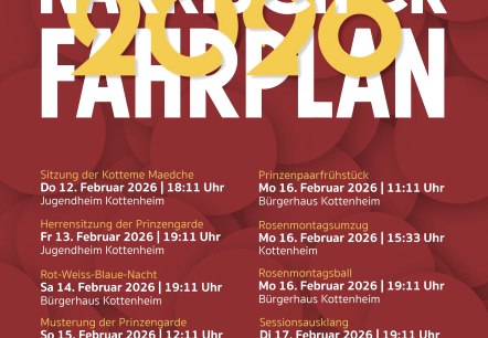 N&auml;rrischer Fahrplan 2026, &copy; KKG