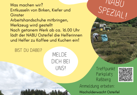 Plakat Natur Schutz treffen, © Touristik-Büro Vordereifel