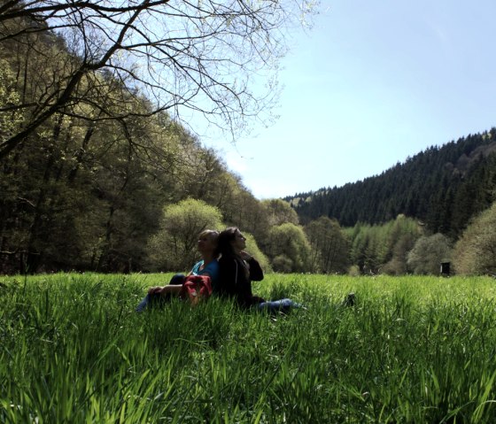 Picnic break on the Jodokusweg trail, © Laura Rinneburger