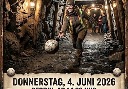Plakat Bo&szlig;eln unter Tage, &copy; Bergmannsh&uuml;tte