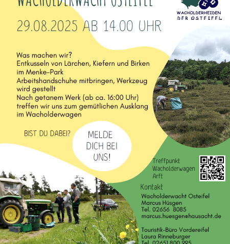 Plakat Natur Schutz treffen, © Touristik-Büro Vordereifel