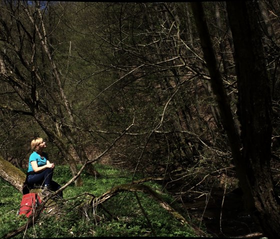 Ontspanning aan de Nitzbach, © Laura Rinneburger