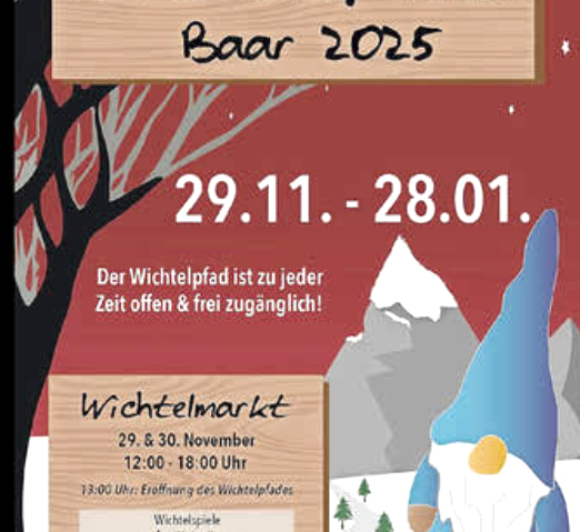 Plakat Wichtelpfad Baar, &copy; Ortsgemeinde Baar