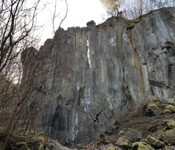 The large wall in the Ettringer Lay, &copy; Foto: Svenja Schulze-Entrup, Quelle: Touristik-B&uuml;ro Vordereifel
